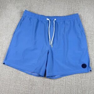 Rhoback Mens XL Blue 7" Medley Swim Trunk Lined Hybrid Board Shorts